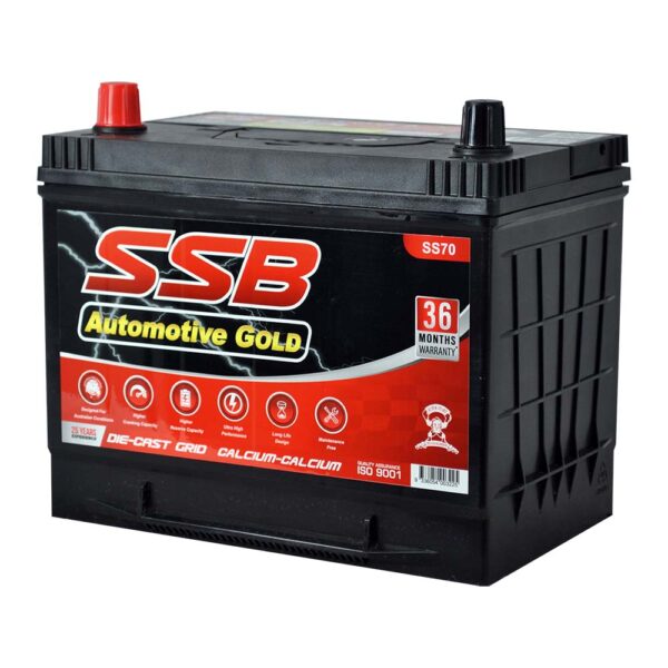 SS70 SSB Gold MF Car Battery (70 BCI)