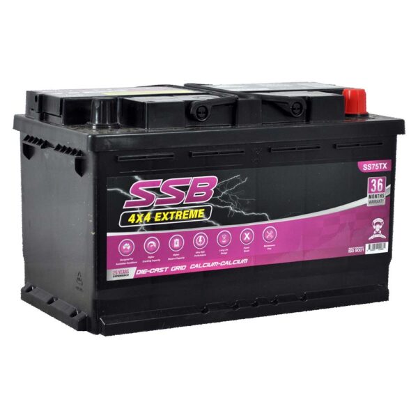 SS75TX SSB 4X4 Extreme 4WD Battery (Group 75T)