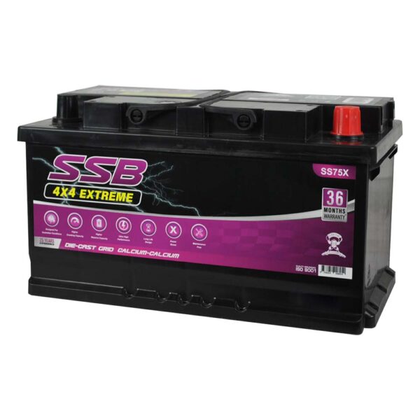 SS75X SSB 4X4 Extreme 4WD Battery (Group 75)