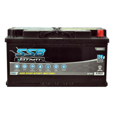 SS88Ti SSB Stop Start VRLA AGM Battery Hybrid Car Battery (DIN88H)