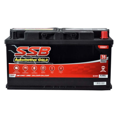 SS88T SSB Gold Car Battery (DIN88LH) (DIN88MF)