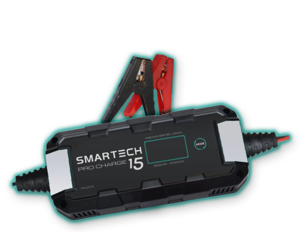 Smartech 6V/12V/24V 15A Workshop Car Truck Boat Battery Charger