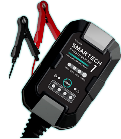 Smartech 6V/12V 1A Motorcycle Charge Automatic Lead-acid, Lithium Battery Trickle Charger