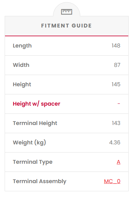 YTX14L-BS SSB Powersport MF Motorcycle Battery