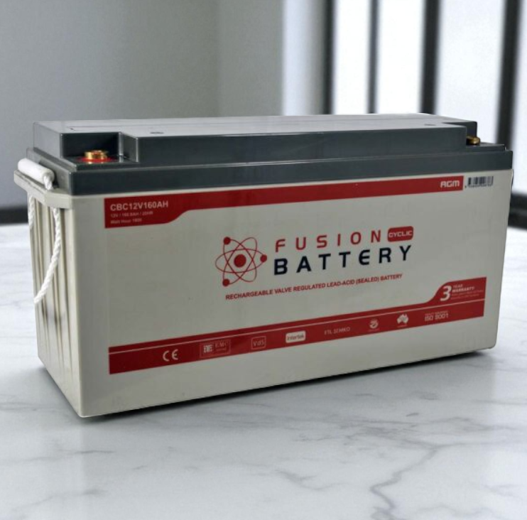 CBC12V160AH Fusion AGM 12V 160Ah Deep Cycle Battery