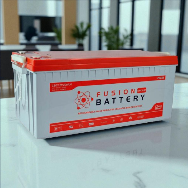 CBC12V200AH Fusion AGM 12V Deep Cycle Battery