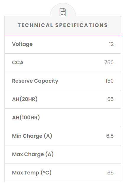 SS70 SSB Gold MF Car Battery (70 BCI)