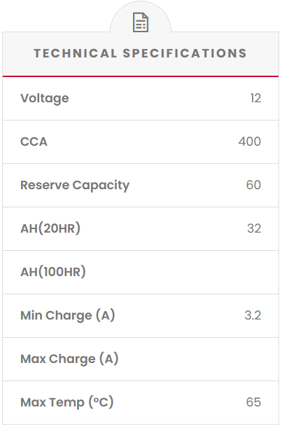 SS40Z/ZA SSB Gold MF Car Battery (NS40Z)