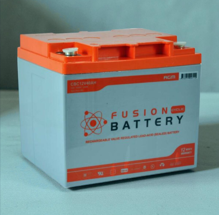 CBC12V40AH Fusion AGM 12V Deep Cycle Battery