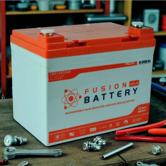 CBC12V33AH Fusion 33AH AGM 12V Deep Cycle Battery