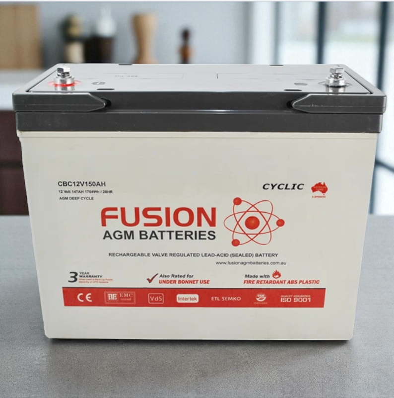 CBC12V150AH Fusion 150AH AGM 12V Deep Cycle Battery