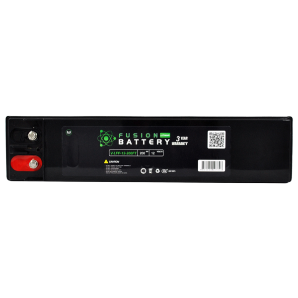 V-LFP-12-200FT Fusion Lithium Slim line 12V Deep Cycle Battery