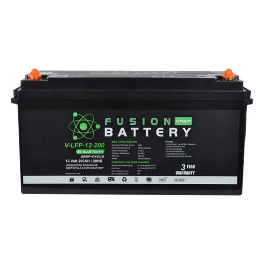 200AH Fusion Lithium 12V Deep Cycle Battery