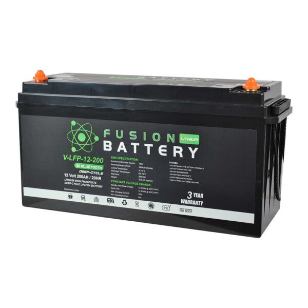 200AH Fusion Lithium 12V Deep Cycle Battery