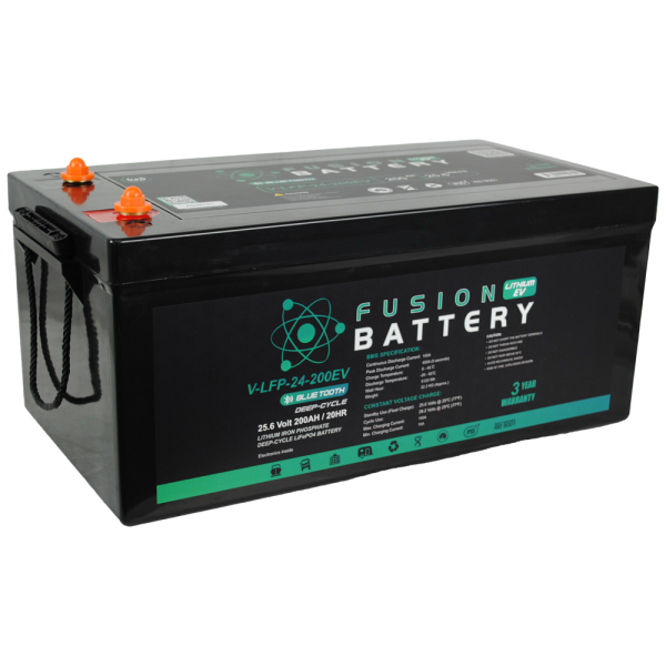 V-LFP-24-200EV Fusion Lithium 24V Deep Cycle EV Battery