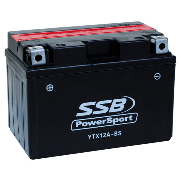 YTX12A-BS SSB Powersport MF Motorcycle Battery