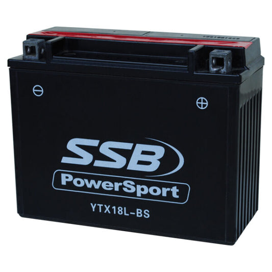 YTX18L-BS SSB Powersport MF Motorcycle Battery