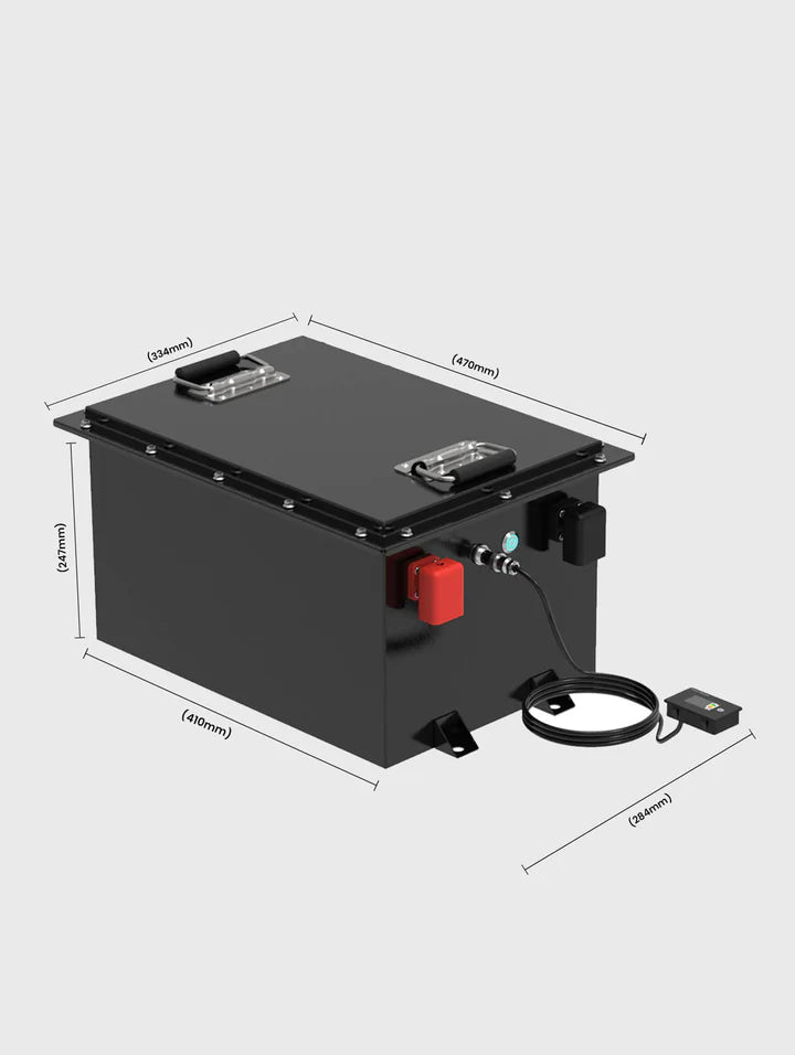 Golf Cart Battery Premium 48V 105Ah LiFePO₄ Golf Cart Battery & 25A Charger Kit