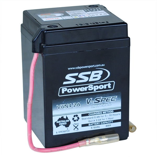 6N4-2A-7 SSB Powersport Flooded Motorcycle Battery