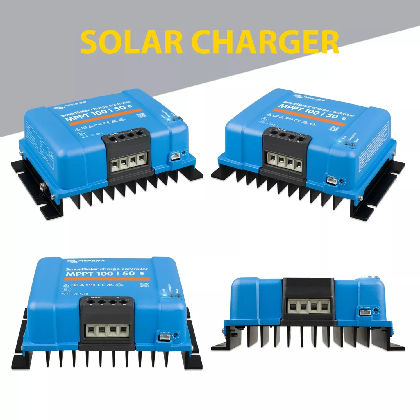 Victron Smart Solar MPPT 100/50 Bluetooth Solar Controller SCC110050210