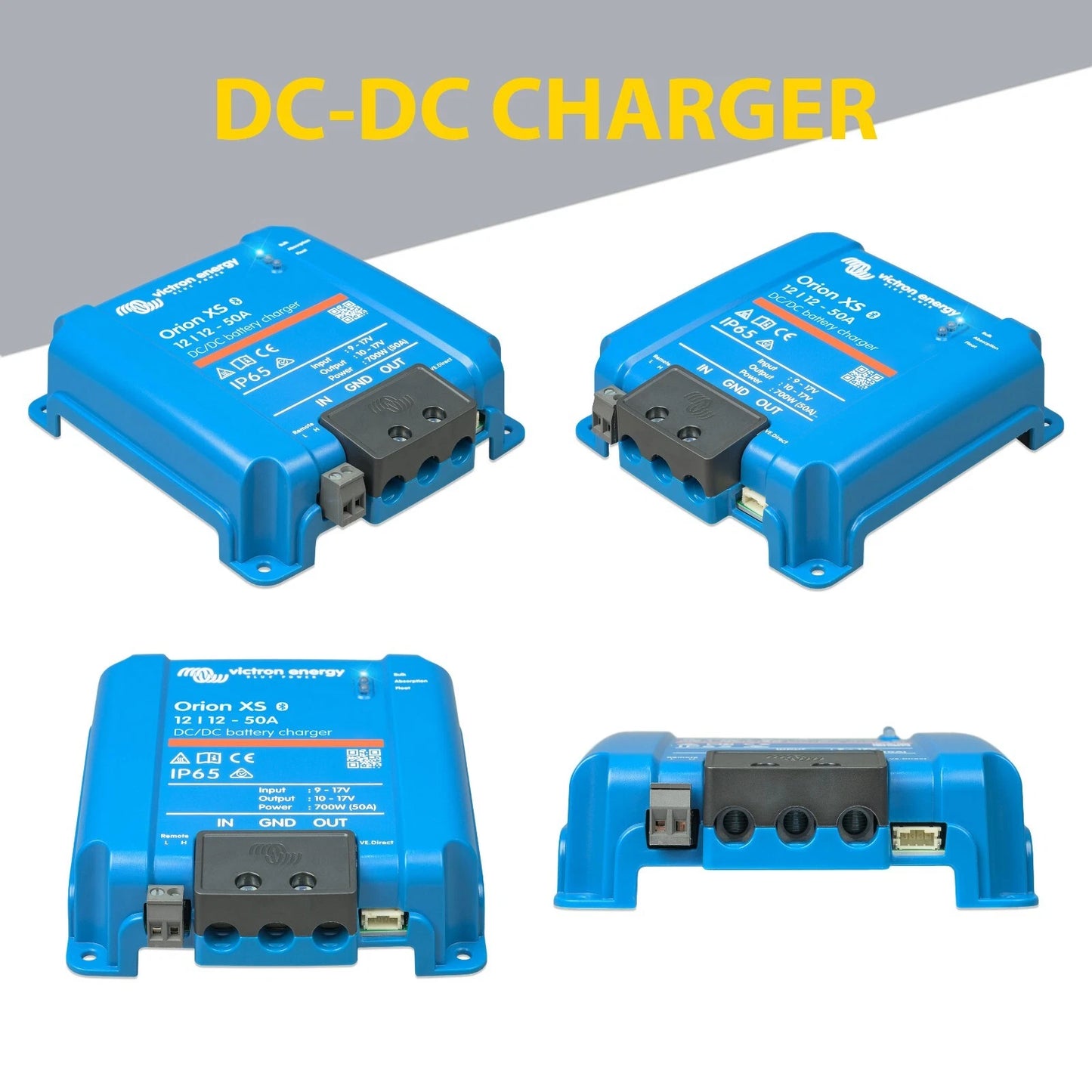 Victron Orion XS 12/12-50A Non-Isolated IP65 DC-DC Charger - MK2 - ORI121217050