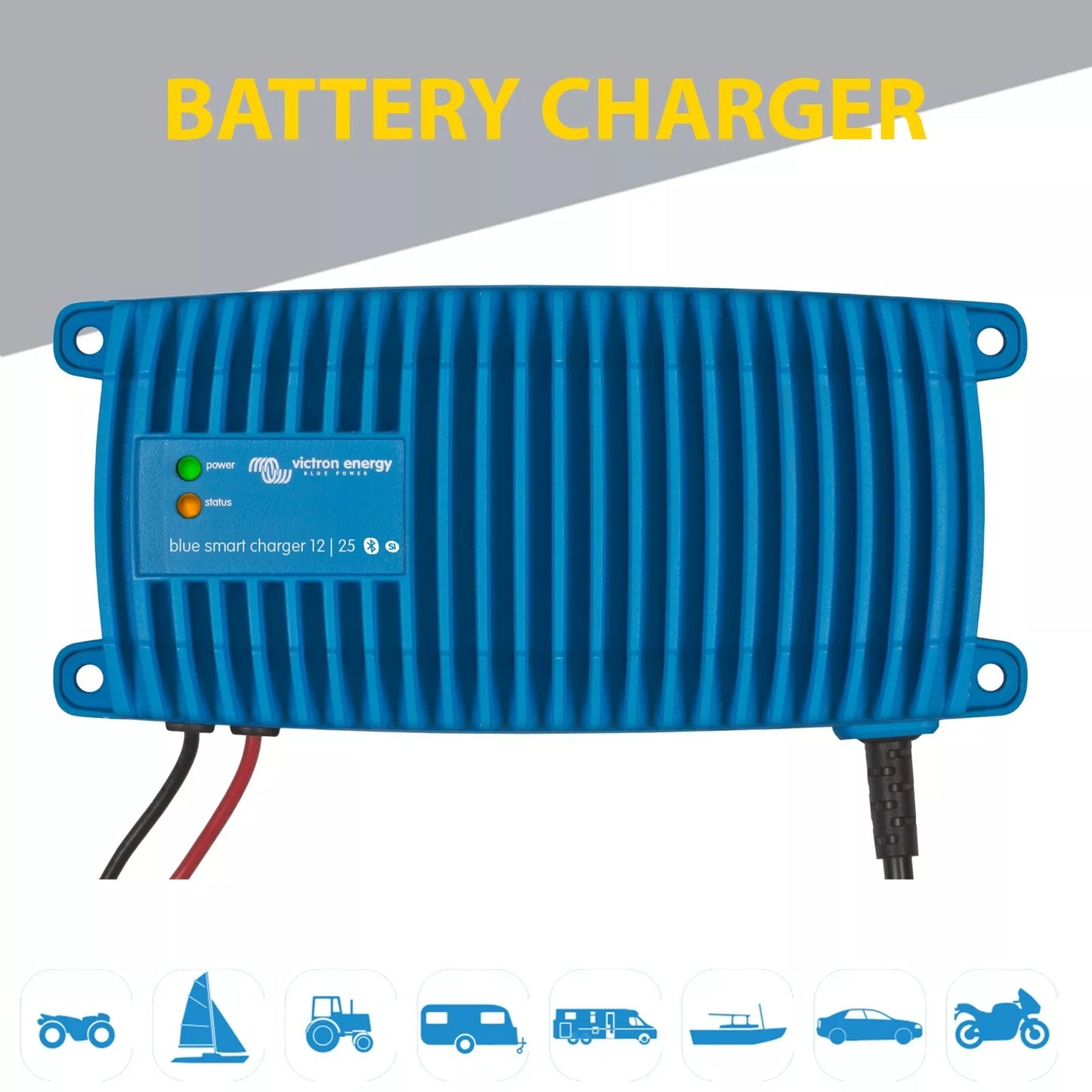 Victron Blue Smart IP67 12V Battery Charger 12/25(1) 12V 25A - BPC122547016