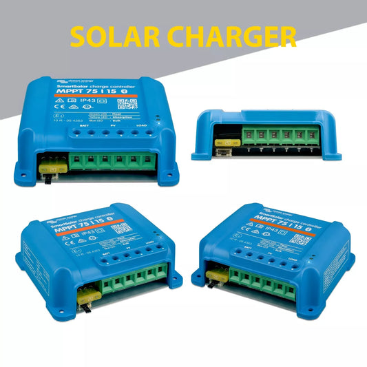 Victron 75/15 charge controller sold by Suncoast Batteries & Solar