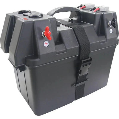 12V Portable Battery Box - Compatible with all Battery Types