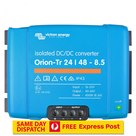 Victron Orion-Tr 24/48-8.5A (380W) Isolated DC-DC Converter - ORI124484111 - Express Post