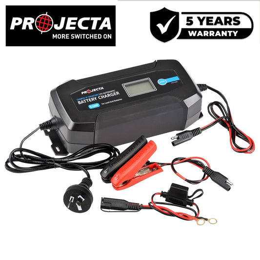Projecta 8 Amp 12V 8 Stage Car Marine Caravan Automatic Battery Charger