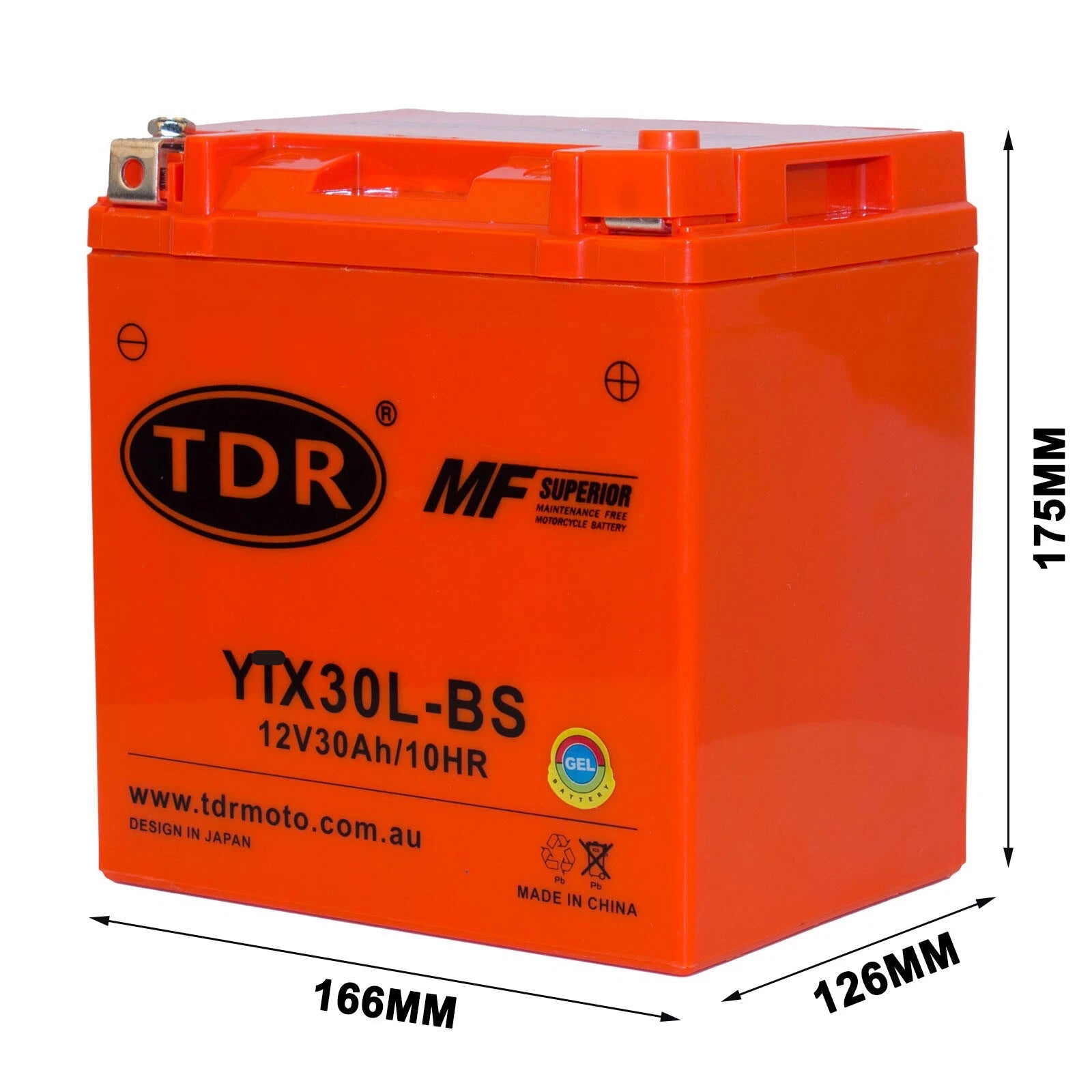 YTX30L-BS 12V 30Ah AGM/Gel Battery