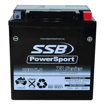 RB30CL-B SSB XR Series Motorcycle Battery (VB30CL-B)