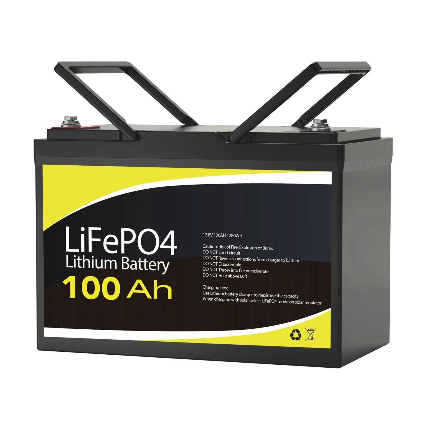 SunVolt 100Ah Lithium Battery LiFePO4 Deep Cycle 12V Battery