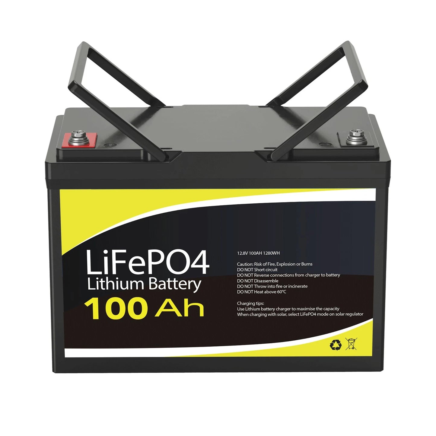 SunVolt 100Ah Lithium Battery LiFePO4 Deep Cycle 12V Battery