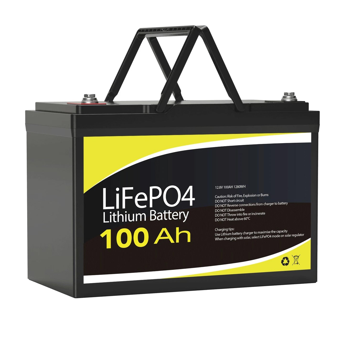 SunVolt 100Ah Lithium Battery LiFePO4 Deep Cycle 12V Battery