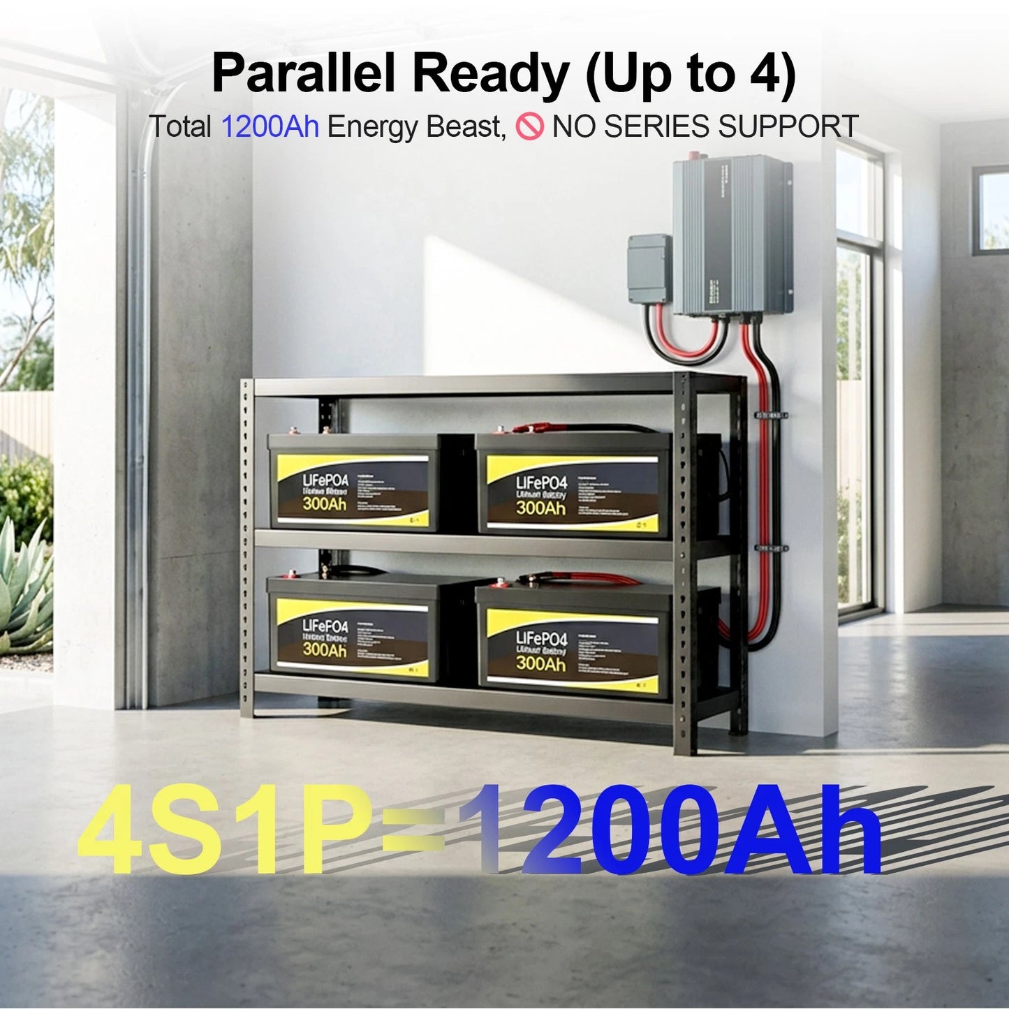 SunVolt 300Ah Lithium Battery LiFePO4 Deep Cycle 12V Battery
