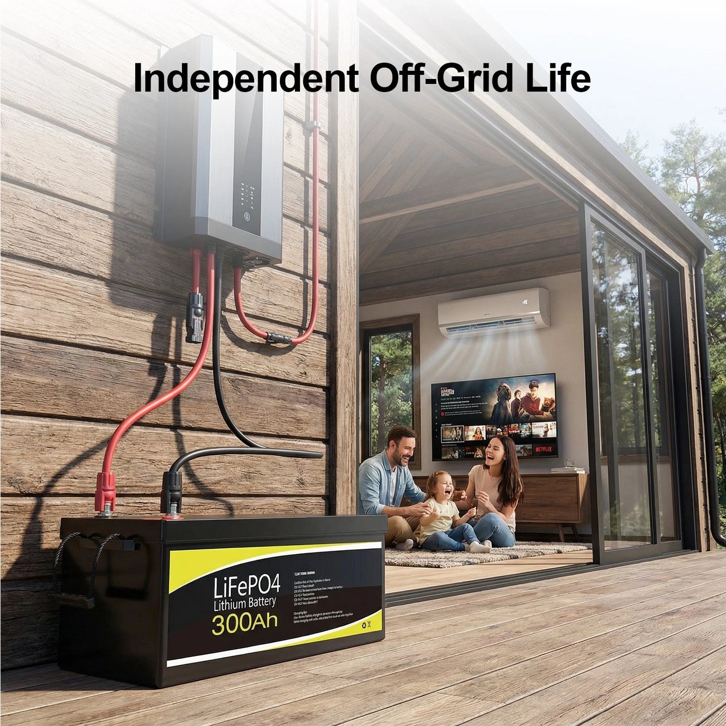 SunVolt 300Ah Lithium Battery LiFePO4 Deep Cycle 12V Battery