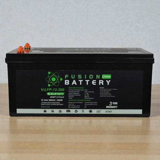 V-LFP-12-300 Fusion Lithium 12V Deep Cycle Battery